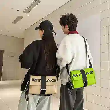 垣途者 小众时尚潮流简约百搭骑行运动单肩包 牛津布 斜挎包 男女同款情侣款 多色