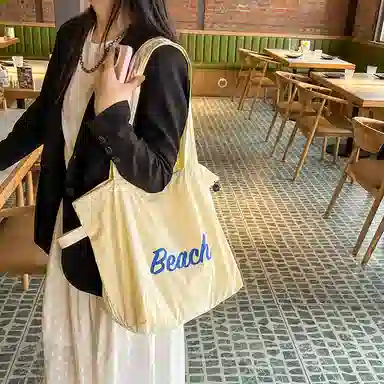 垣途者 日系小清新慵懒风大容量百搭 尼龙 单肩包 女款 多色