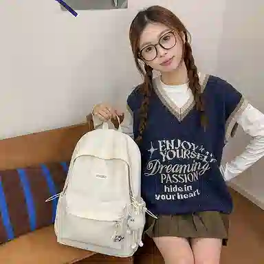 垣途者 小清新学院风大容量百搭 尼龙 双肩包 女款 多色