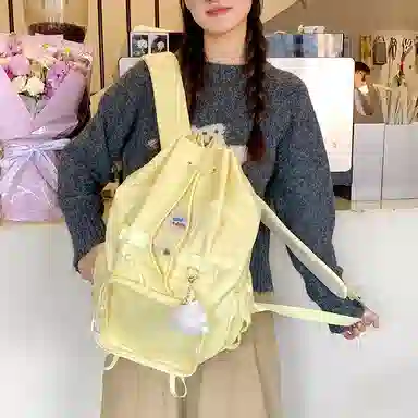 垣途者 小众设计感二次元少女日系痛包书包初高中大学生多巴胺背包 尼龙 双肩包 常规 女款 多色