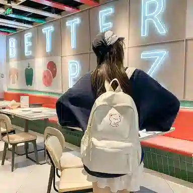 垣途者 日系小清新学院风 尼龙 双肩包 女款 多色