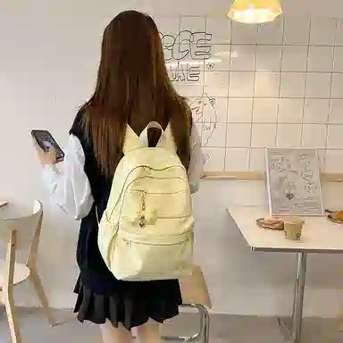 垣途者 日系小清新简约百搭韩版 尼龙 双肩包 常规 女款 多色