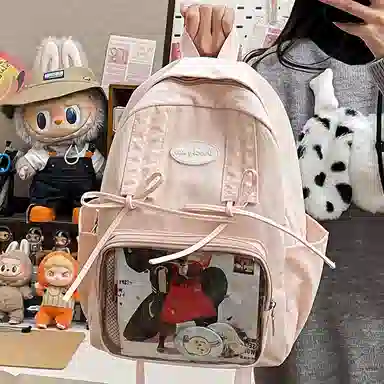 垣途者 日系可爱痛包书包 尼龙 双肩包 常规 女款 多色