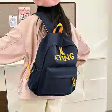 垣途者 高颜值简约休闲百搭学生书包初高中大学生 尼龙 韩版双肩包 男女同款情侣款 多色