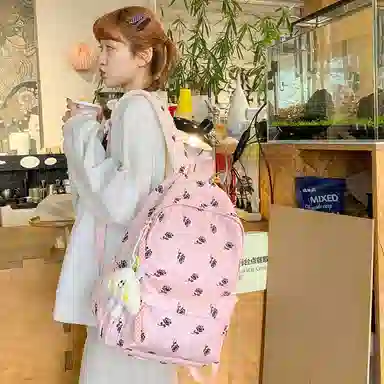 垣途者 日系小清新百搭初高中大学生 尼龙 双肩包 常规 女款 多色