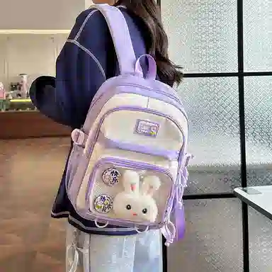 垣途者 日系可爱少女初高中大学生 尼龙 双肩包 女款 多色