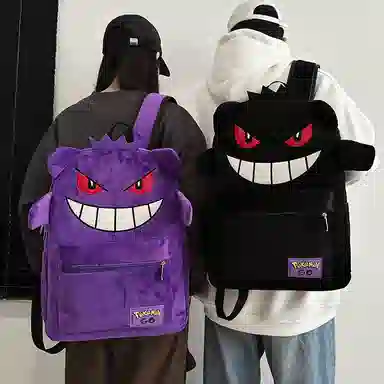 垣途者 小众个性卡通动漫潮牌 绒毛 双肩包 男女同款情侣款 多色