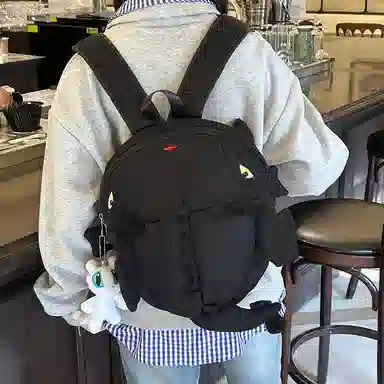 垣途者 个性小众设计鲨鱼初高中大学生时尚潮流 织物 双肩包 男女同款情侣款 多色