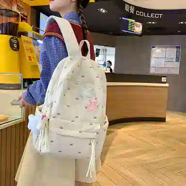 垣途者 可爱少女简约百搭学生书包初高中大学生 尼龙 双肩包 女款 多色