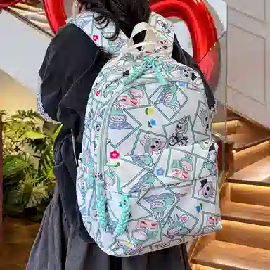 垣途者 卡通动漫可爱大容量 尼龙 双肩包 女款 多色