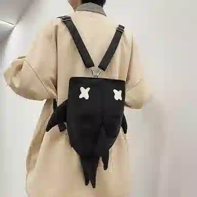 垣途者 小众卡通搞怪休闲 尼龙 双肩包 男女同款情侣款 多色