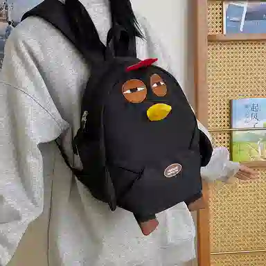 垣途者 日系可爱卡通咕咕鸡学生校园 尼龙 双肩包 女款 多色