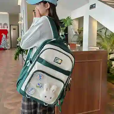 垣途者 日系可爱少女初高中大学生 尼龙 双肩包 女款 多色