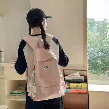 垣途者 小清新简约百搭书包女学生 尼龙 双肩包 常规 女款 多色