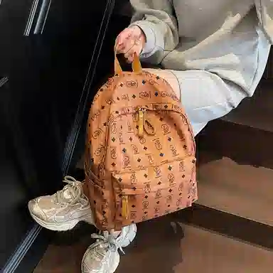 垣途者 日常通勤时尚百搭高级感小熊出游背包 布 大容量双肩包 常规 女款 多色