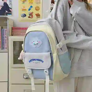 垣途者 日系可爱小清新书包韩版 尼龙 双肩包 常规 女款 多色