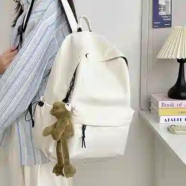 垣途者 纯色简约高级感百搭 尼龙 双肩包 男女同款情侣款 多色