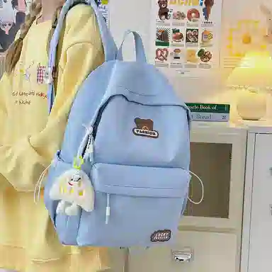 垣途者 可爱日系书包学生背包 尼龙 双肩包 常规 女款 多色