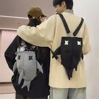 垣途者 小众卡通搞怪休闲 尼龙 双肩包 男女同款情侣款 多色