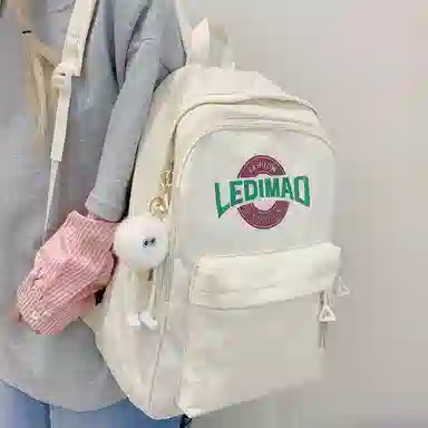 垣途者 韩版百搭初高中大学生书包 尼龙布 双肩包 男女同款情侣款 多色