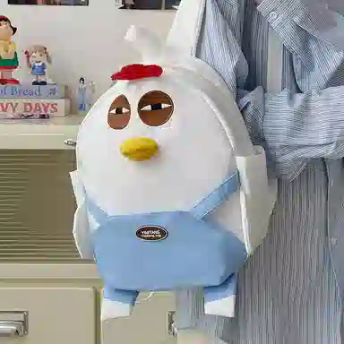 垣途者 日系可爱卡通咕咕鸡学生校园 尼龙 双肩包 女款 多色