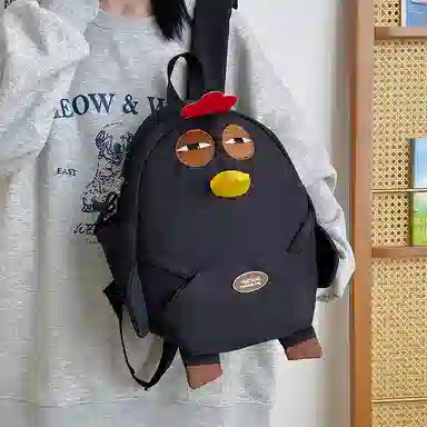 垣途者 日系可爱卡通咕咕鸡学生校园 尼龙 双肩包 女款 多色
