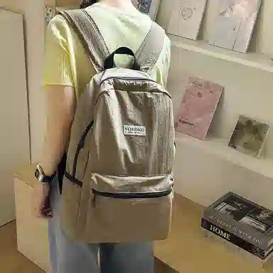 垣途者 轻便百搭慵懒风大容量旅行 尼龙 双肩包 男女同款情侣款 多色