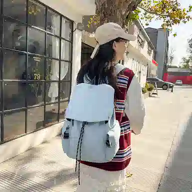 垣途者 潮牌休闲简约运动旅行 尼龙 双肩包 男女同款情侣款 多色