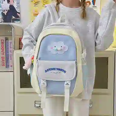 垣途者 日系可爱小清新书包韩版 尼龙 双肩包 常规 女款 多色