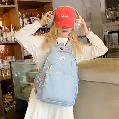 垣途者 日系小清新韩版学生书包初高中大学生 尼龙布 双肩包 女款 多色