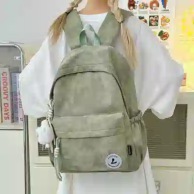 垣途者 潮牌美式大容量 尼龙 双肩包 男女同款情侣款 多色