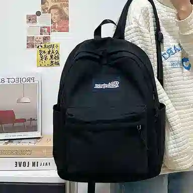 垣途者 书包韩版简约百搭大容量 尼龙 双肩包 常规 男女同款情侣款 多色