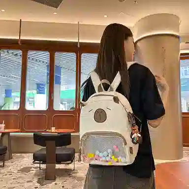 垣途者 卡通动漫搞怪动物 尼龙 双肩包 女款 多色