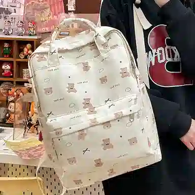 垣途者 书包学生可爱日系背包 尼龙 双肩包 常规 女款 多色