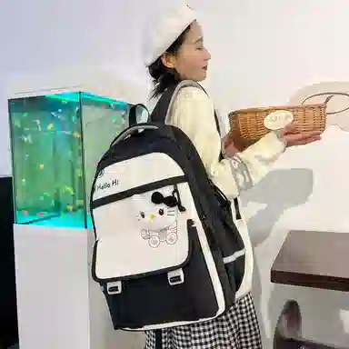 垣途者 日系可爱学生初中高中 帆布 双肩包 女款 多色