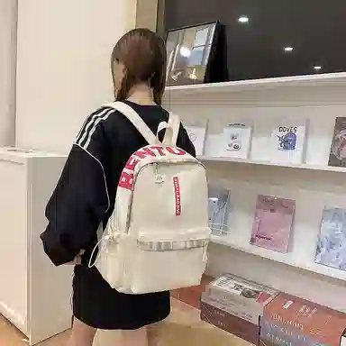 垣途者 字母韩版时尚简约百搭 尼龙 双肩包 女款 多色