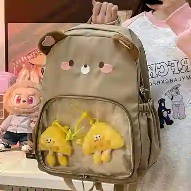 垣途者 日系卡通可爱书包背包 尼龙 双肩包 常规 女款 多色