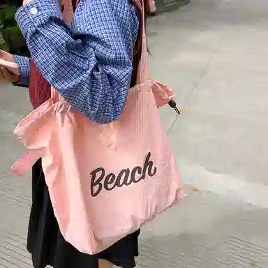 垣途者 日系小清新慵懒风大容量百搭 尼龙 单肩包 女款 多色