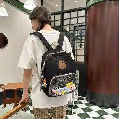 垣途者 卡通动漫搞怪动物 尼龙 双肩包 女款 多色