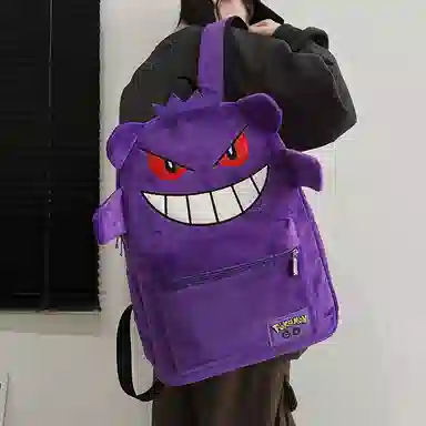 垣途者 小众个性卡通动漫潮牌 绒毛 双肩包 男女同款情侣款 多色