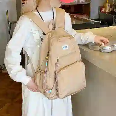 垣途者 日系小清新韩版学生书包初高中大学生 尼龙布 双肩包 女款 多色