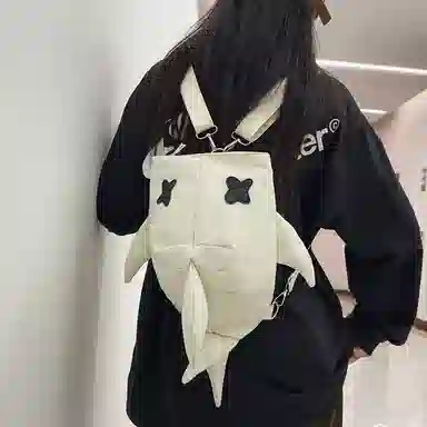 垣途者 小众卡通搞怪休闲 尼龙 双肩包 男女同款情侣款 多色