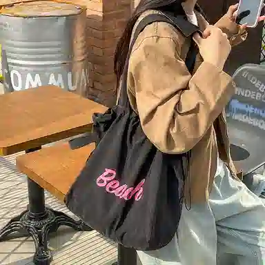 垣途者 日系小清新慵懒风大容量百搭 尼龙 单肩包 女款 多色