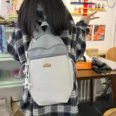 垣途者 小清新日系百搭旅游背包 尼龙 双肩包 常规 女款 多色