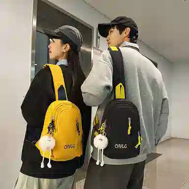 垣途者 日系休闲百搭斜挎包单肩运动背包 尼龙 胸包 常规 男女同款情侣款 多色