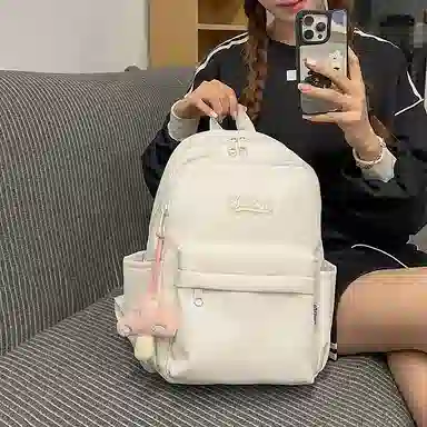 垣途者 日系小清新韩版百搭学生书包 尼龙 双肩包 常规 女款 多色