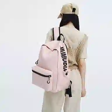 垣途者 简约百搭初高中大学生日系小清新背包 尼龙 双肩包 常规 男女同款情侣款 多色