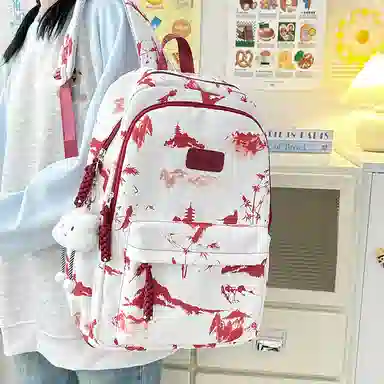 垣途者 国风水墨新中式 尼龙 双肩包 男女同款情侣款 多色