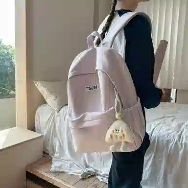 垣途者 小清新简约百搭书包女学生 尼龙 双肩包 常规 女款 多色