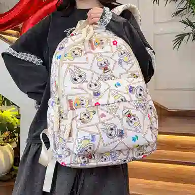 垣途者 卡通动漫可爱大容量 尼龙 双肩包 女款 多色